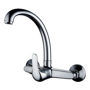 Monocomando Cocina Pared Pico Alto 2 Años De Garantía 15cm