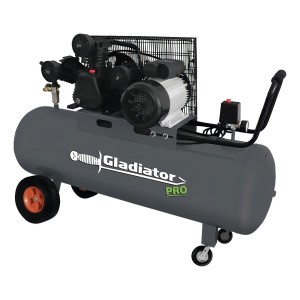 Compresor De Aire Eléctrico Gladiator Pro Ce 820/220/m/50/4 200l 3hp Gris 50 Hz