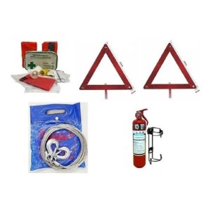 Kit De Seguridad Emergencia Auxilio Vial Extintor 2 Kilos