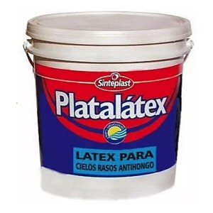 Pintura Cielos Rasos Antihongos 4 Lts Platalatex Sinteplast