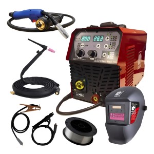 Soldadora Equus Inverter Mig-mma-tig 3en1 200a + Careta Tyt