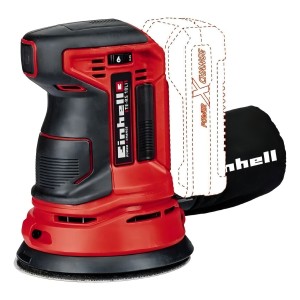 Lijadora Roto Orbital Inalámbrica Einhell Expert Te-rs 18 Li Solo Roja 18w 18v Rojo