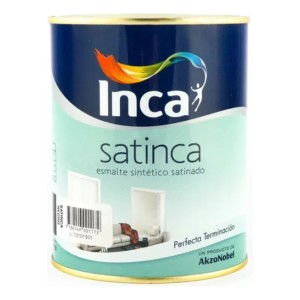 Esmalte Sintetico Satinca Blanco 4lt. Acabado Satinado