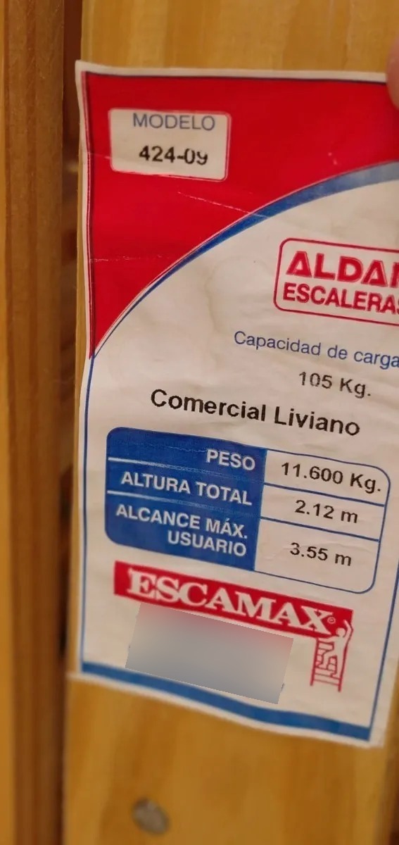 Escalera Familiar Aldan De Primera 8 Escalones | Madera Tyt - Imagen 2