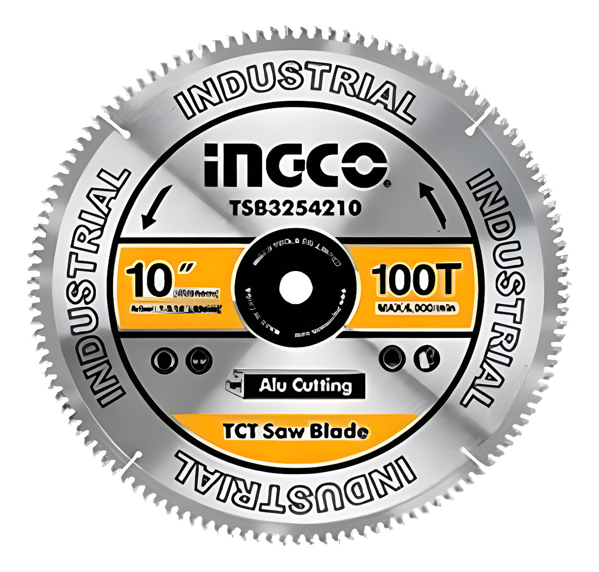 Disco Sierra Ingletadora 10'' Ingco 100 Dien Aluminio Madera