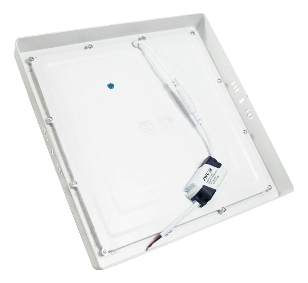 Panel Luz Led Plafon Techo Exterior Frio 18w Cuadrado Spot ! Blanco - Imagen 2