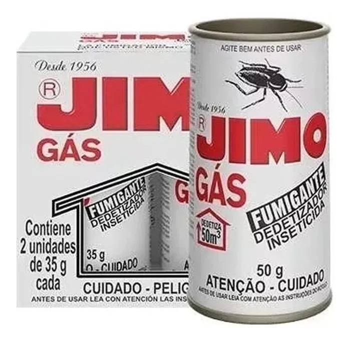 Gas Bomba Fumigante Jimo - 2 Unidades