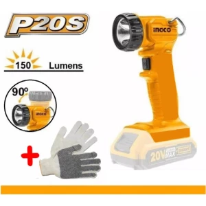 Linterna Led Foco Inalámbrico 20v A Batería Ingco P20s - Tyt