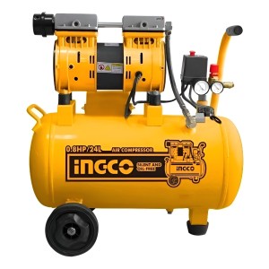 Compresor De Aire Libre De Aceite 50lt 2x08hp Ingco Acs21550