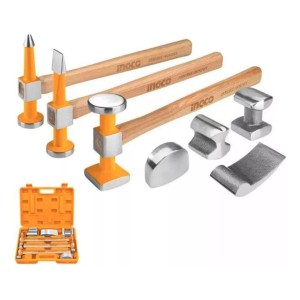 Set Martillos Chapista 7 Unidades Ingco Hbafh0712