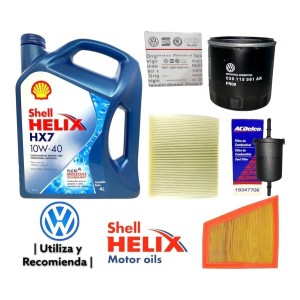 Kit 4 Filtros Y Aceite Vw Gol Trend Voyage Fox Suran Origina