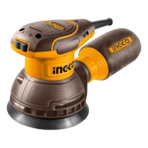 Lijadora Rotorbital Velocidad Variable 320w 125mm Ingco Color Amarillo Frecuencia 50/60hz