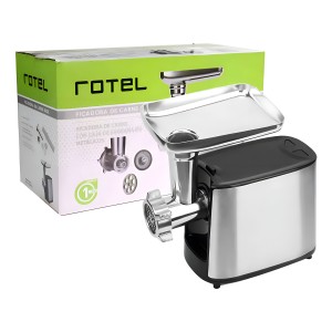 Picadora De Carne Rotel Inox Engranaje Metal 1200w 3 Discos