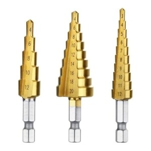Kit 3 Mechas Escalonadas Para Metal, Madera Plástico Pulgada