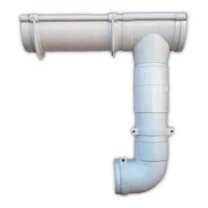 Canaleta Pvc Pluvial Desagüe Canalon Techo 3 Metros 170mm