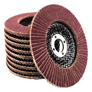 Packs X 5 Disco Flaps Grano 40 Para Amoladora 4 1/2 Pulgada