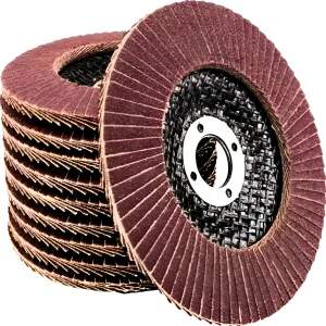 Packs X 5 Disco Flaps Grano 40 Para Amoladora 4 1/2 Pulgada