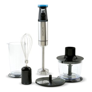 Mixer Smartlife Hb6048 600w Acero Inoxidable Con Accesorios Color Acero Inoxidable/negro