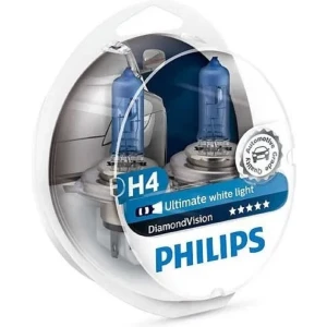 Lamparas Philips Diamond Vision H4 12v 60/55w Pack X2 - Tyt