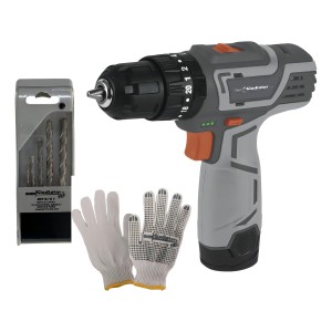 Taladro 12v Tpg610/12c1 + Mecha + Guantes Gladiator