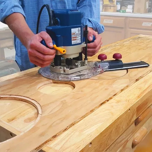 Guia Para Cortar Circulos Router Circleguidekit Milescraft - Imagen 3