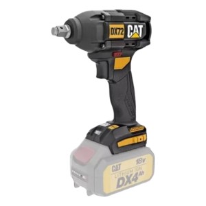 Llave Impacto Inalambrica Cat Dx72b 1/2 350 Nm S/bateria Color Negro Frecuencia 50 Hz