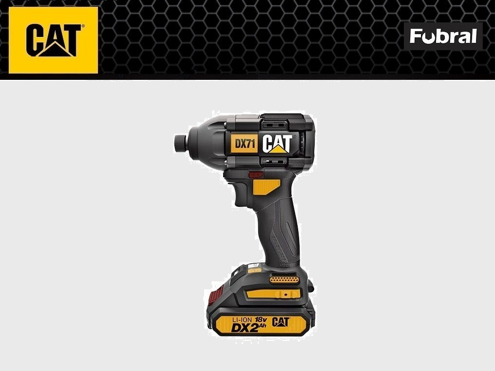 Taladro Atornillador Impacto Cat 200n 18v. Dx71b Sin Batería Color Negro - Imagen 3