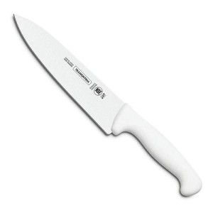 Cuchillo Para Chef Tramontina 8 Master De Acero Inoxidable Con Mango Blanco
