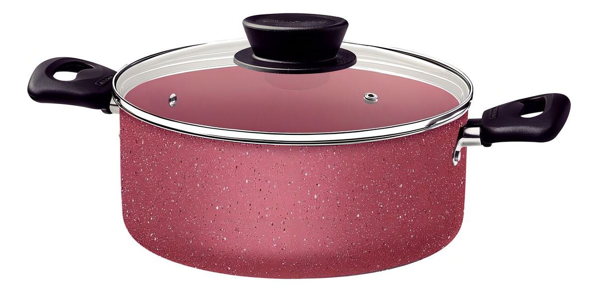 Juego De Batería De Cocina Tramontina 10 Piezas Linz Rosa - Imagen 7