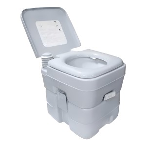 Baño Químico Portátil 20lt. Inodoro W.c. Color Gris