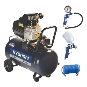 Compresores Hyundai 50 Lts 2hp + Kit De Compresor - Tyt