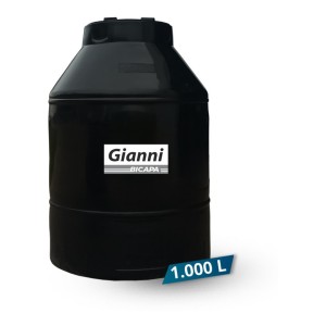 Tanque Bicapa Gianni 1000l Negro - Tyt