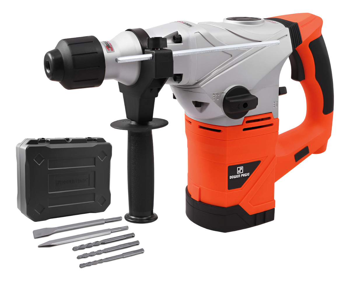 Rotomartillo Electro-neumático 1500w Sds Plus 6,5 J Dowen Gris/naranja
