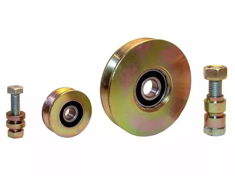 Rueda De Hierro 40 En V Para Portones Corredizos - Tyt - Imagen 4