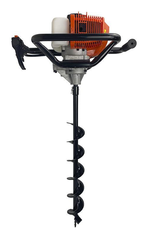 Perforadora De Suelo A Gasolina De 52 Cc Con 3 Taladros Y 1 M De Extensión - Imagen 2