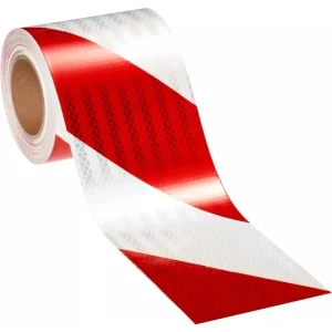Cinta Reflectiva Paragolpe Seguridad Rollo 25mts X 10cm