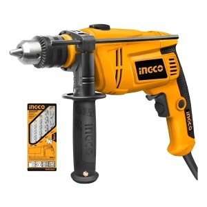 Taladro 13mm Ingco Id5508 Percutor 500w Ma-ma Color Amarillo