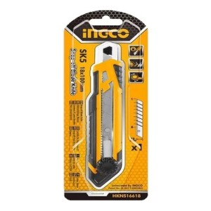 Cutter Guia Aluminio Retractil 18 Mm Ingco Hkns16618 - Tyt