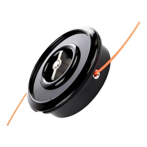 Cabezal Carretel Porta Tanza Manual Desmalezadora Universal Color Negro