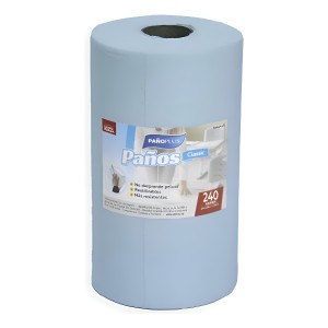 Rollo Pañoplus Classic Celeste 2 Kilos - 240 Paños