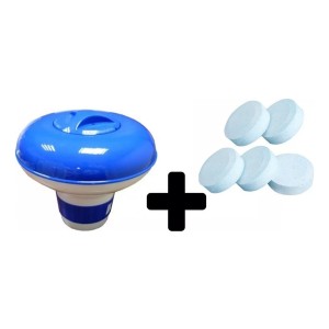 Boya De Plástico Grande Goldex + Tarro X 5 Pastillas Cloro