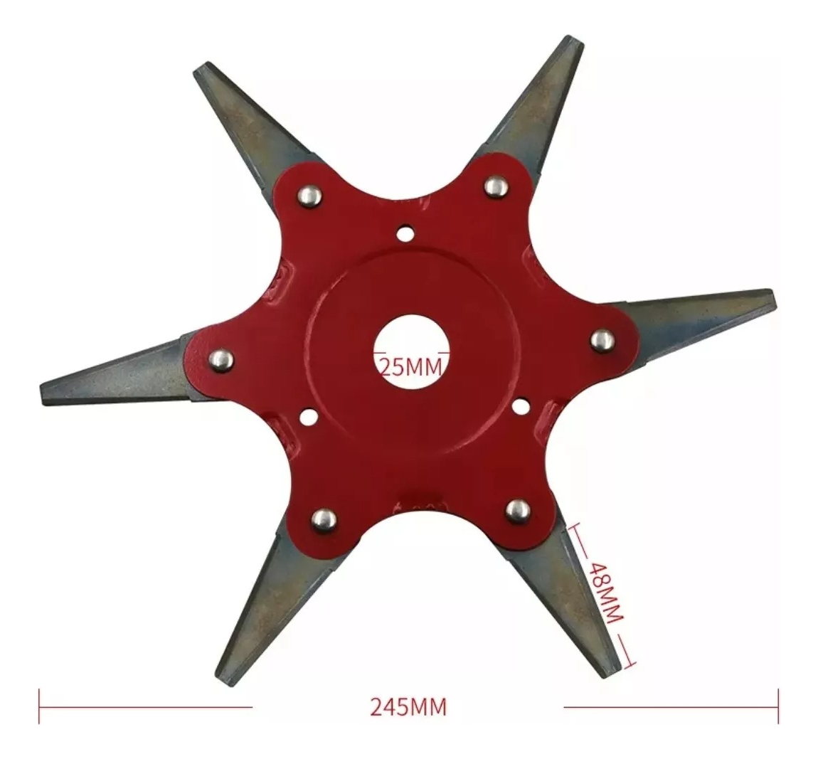 Cabezal De Corte Estrella Para Desmalezadoras Corta Cesped - Imagen 4