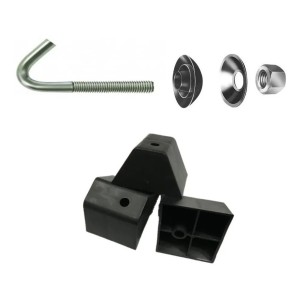 Gancho P/techo Compl. + Separador 1/4x65mm (100un.) Tyt