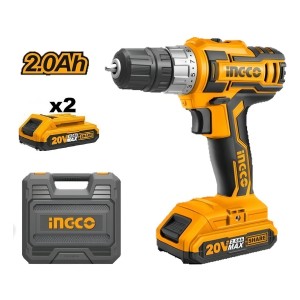 Taladro Atornillador 10 Mm + 2 Baterias + Cargador Ingco