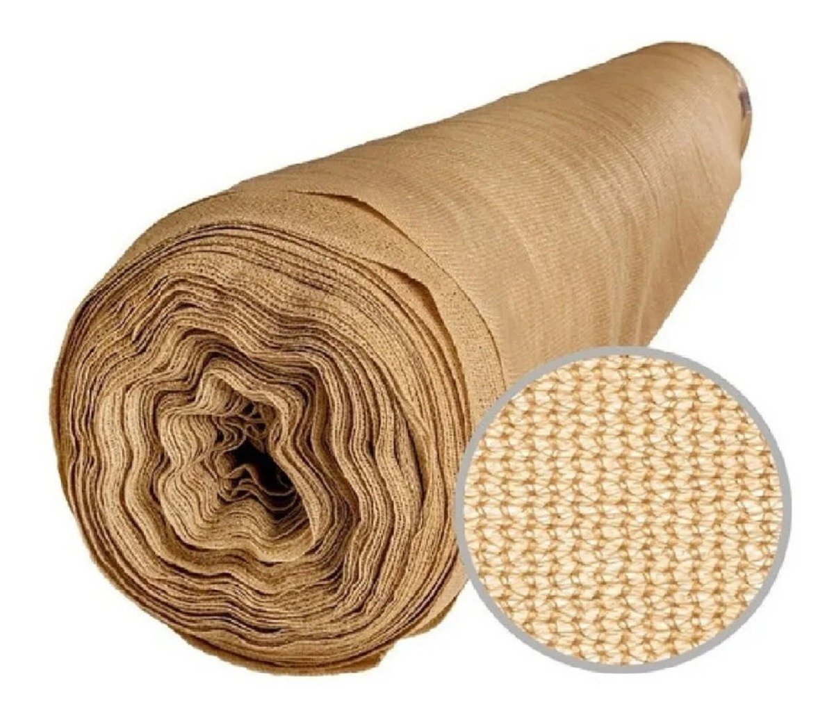 Malla Sombra Beige 80% Sombra Rollo 4m X 100metros - Tyt