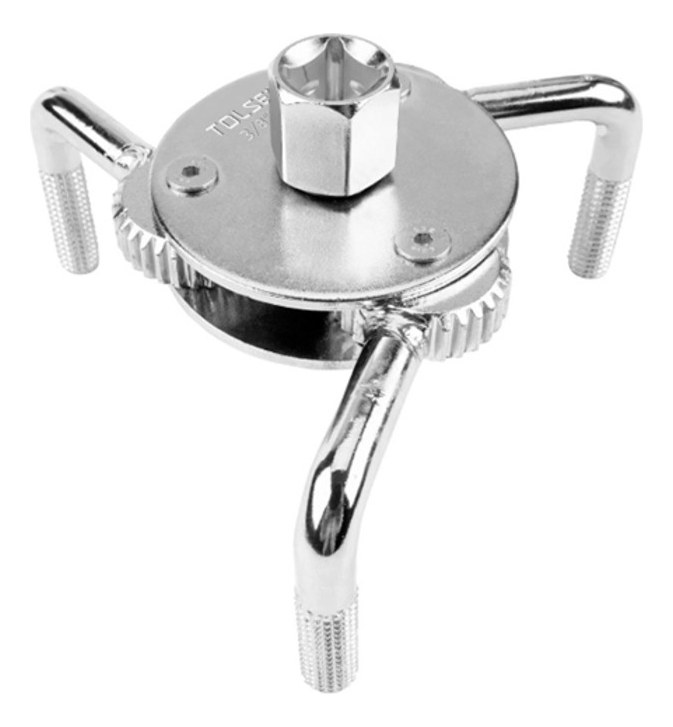 Llave Saca Filtro 3 Patas 65-120 Mm Industrial Tolsen 65110