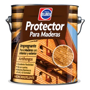 Protector De Madera Elbex 3.6 L Exterior Interior