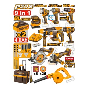 Ingco Cosli2503 - Kit De Herramientas Eléctricas