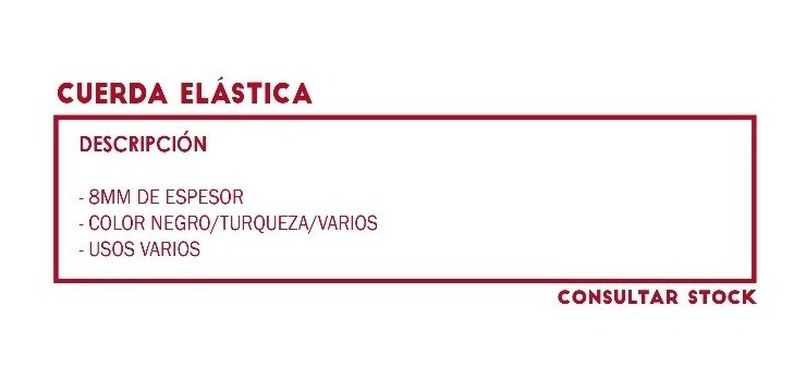 Cuerda Elástica Cabo Elástico 8mm - Tyt - Imagen 2