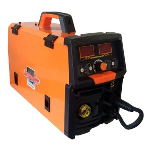 Soldadora Combinada 3 En 1 Igbt Inverter Smarter Mig Mma Tig 160a - Alambre, Electrodo, Tungsteno - Sinérgica, Pro Mig-160, Suelda Aluminio - Incluye Torcha Mig, Careta Y Pinzas - 142322